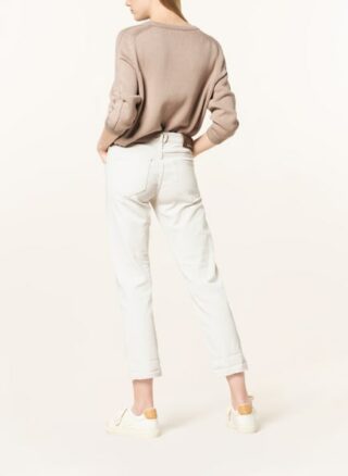 True Religion Boyfriend Jeans Liv, Weiß