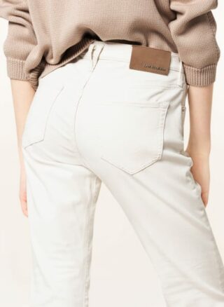 True Religion Boyfriend Jeans Liv, Weiß