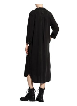 True Religion Hemdblusenkleid, Schwarz
