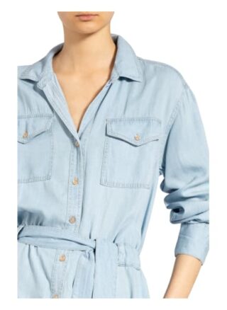 True Religion Hemdblusenkleid in Jeans-Optik, Blau