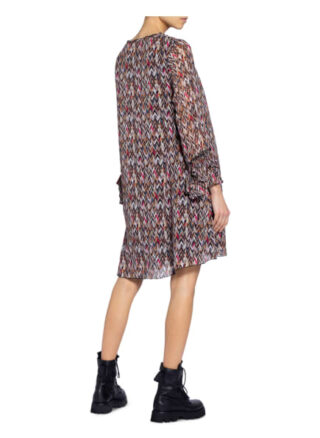 True Religion Kleid mit Rüschen- und Volantbesatz, Braun