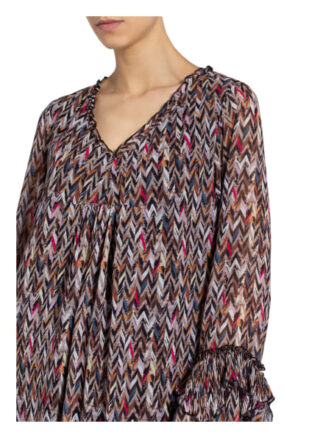 True Religion Kleid mit Rüschen- und Volantbesatz, Braun