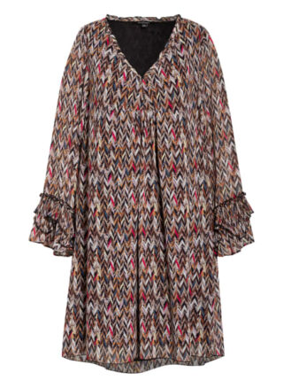 True Religion Kleid mit Rüschen- und Volantbesatz, Braun