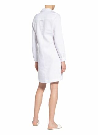 Twenty Six Peers Hemdblusenkleid aus Leinen, Weiß
