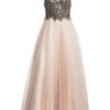 Unique Abendkleid, Beige