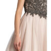 Unique Abendkleid, Beige