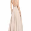 Unique Abendkleid mit Stola, Pink