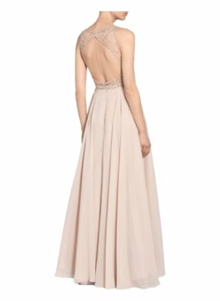 Unique Abendkleid mit Stola, Pink