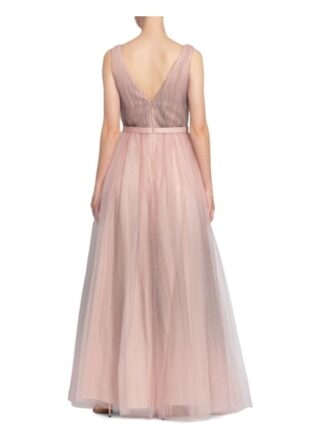 Unique Abendkleid mit Stola, Pink