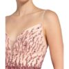 Unique Abendkleid mit Stola, Pink