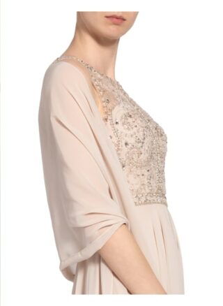 Unique Abendkleid mit Stola, Pink