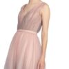 Unique Abendkleid mit Stola, Pink