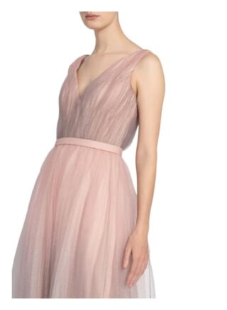 Unique Abendkleid mit Stola, Pink