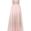 Unique Abendkleid mit Stola, Pink