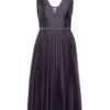 V By Vera Mont Plisseekleid, Grau