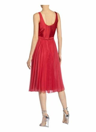 V By Vera Mont Plisseekleid, Rot