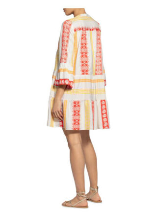 Valérie Khalfon Kleid Fiesta mit 3/4-Arm, Orange