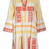 Valérie Khalfon Kleid Fiesta mit 3/4-Arm, Orange