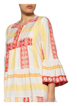 Valérie Khalfon Kleid Fiesta mit 3/4-Arm, Orange