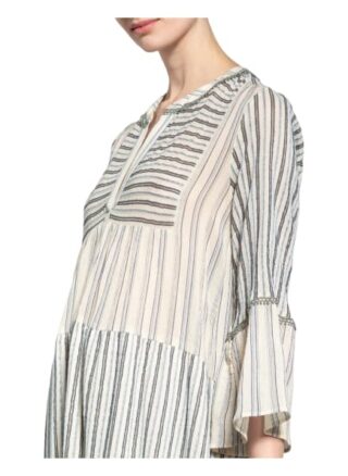 Valérie Khalfon Kleid Hippy mit 3/4-Arm, Blau