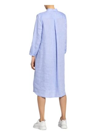 Van Laack Hemdblusenkleid Kaina aus Leinen, Blau