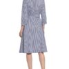 Van Laack Hemdblusenkleid Katina mit 3/4-Arm, Blau