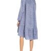 Van Laack Leinenkleid Kascha, Blau