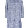 Van Laack Leinenkleid Kascha, Blau