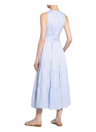 Van Laack Wickelkleid Kalea aus Leinen, Blau