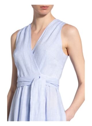 Van Laack Wickelkleid Kalea aus Leinen, Blau