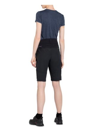 Vaude Radhose Qimsa mit gepolsterter Innenhose, Schwarz