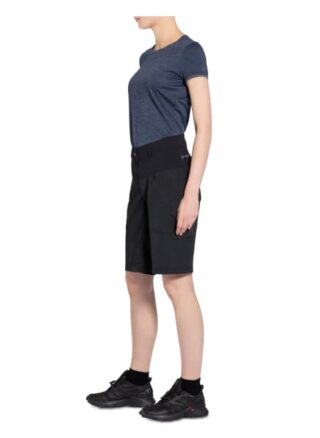 Vaude Radhose Qimsa mit gepolsterter Innenhose, Schwarz