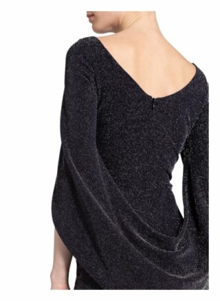 Vera Mont Cocktailkleid mit Glitzergarn, Blau