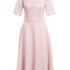 Vera Mont Cocktailkleid mit Spitzenbesatz, Pink