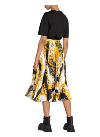 Versace Plisseerock, Weiß