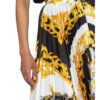 Versace Plisseerock, Weiß
