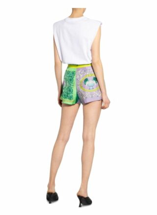 Versace Seidenshorts, Blau