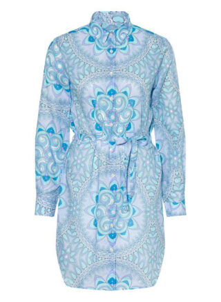 Vilebrequin Hemdblusenkleid Mandala, Blau