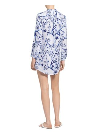 Vilebrequin Strandkleid Cherry Blossom, Weiß