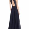 Vm Vera Mont Abendkleid mit Paillettenbesatz, Blau