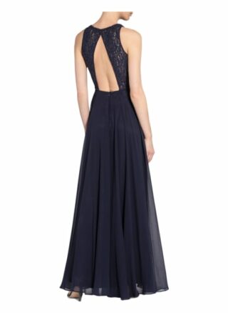 Vm Vera Mont Abendkleid mit Paillettenbesatz, Blau