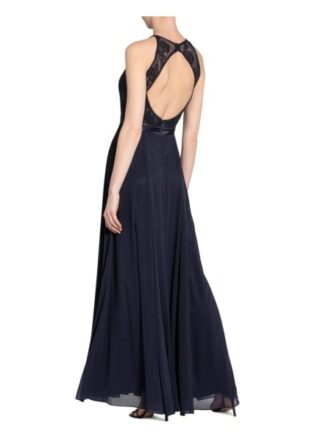 Vm Vera Mont Abendkleid mit Paillettenbesatz, Blau