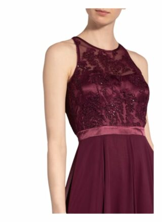 Vm Vera Mont Abendkleid mit Paillettenbesatz, Rot