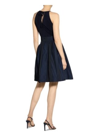 Vm Vera Mont Cocktailkleid im Materialmix, Blau