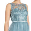 Vm Vera Mont Cocktailkleid mit Schmucksteinbesatz, Blau
