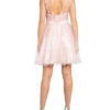 Vm Vera Mont Cocktailkleid mit Schmucksteinbesatz, Pink