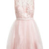 Vm Vera Mont Cocktailkleid mit Schmucksteinbesatz, Pink