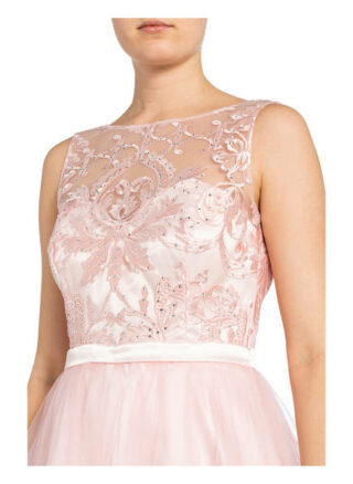 Vm Vera Mont Cocktailkleid mit Schmucksteinbesatz, Pink