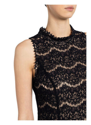 Vm Vera Mont Cocktailkleid mit Spitzenbesatz, Blau