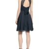 Vm Vera Mont Cocktailkleid mit Spitzenbesatz, Grau